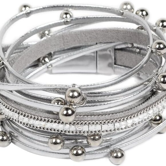 Leather Wrap Bracelet - Picture 1 of 1